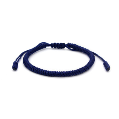 Simple Handmade Diamond Knot Craft Braided Rope Bracelet For Men Women  