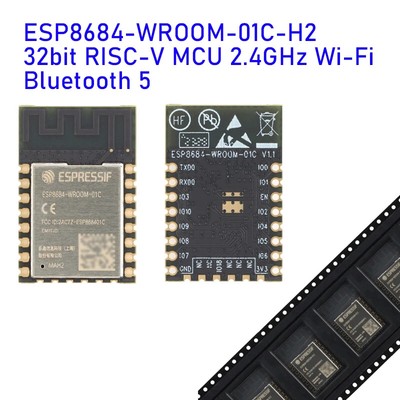 10Pcs ESP8684-WROOM-01C-H2 RISC-V MCU Wi-Fi Bluetooth 5.0 2.4GHz
