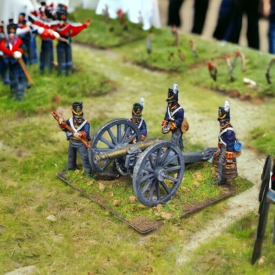 Napoleonic British Foot Artillery Set 2  28mm  Waterloo / Peninsula