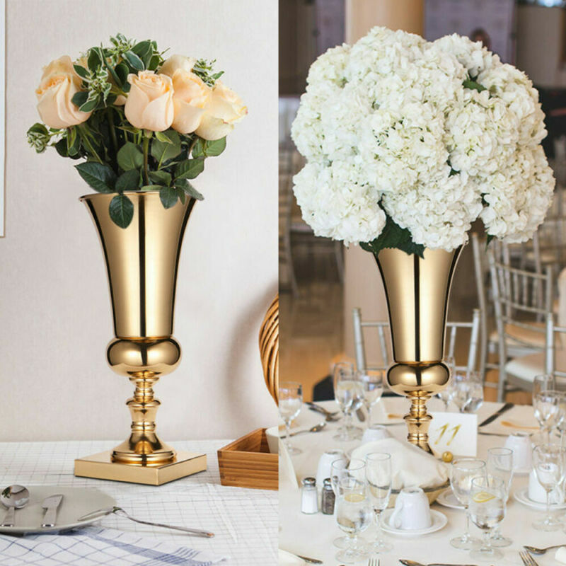 Large Stunning Iron Luxury Flower Vase Urn Wedding Table