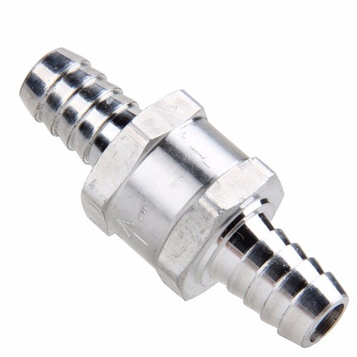 2Pcs 12MM 1/2" Aluminium Fuel Line Non Return Check Valve One Way