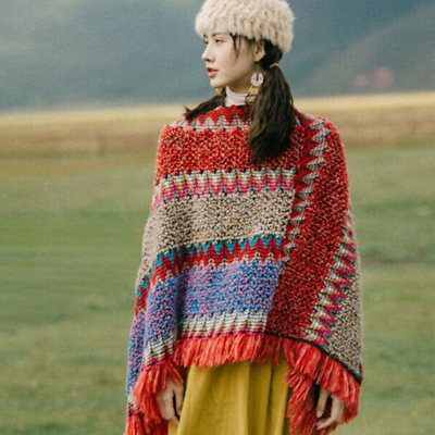 Knitted poncho hotsell jumper