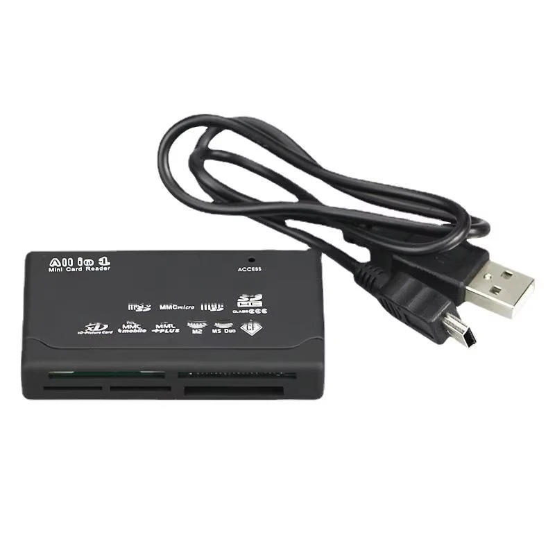 All In One Multi Memory Card Reader Pro CF USB 2.0 SD SDHC MS TF M2 XD MMC