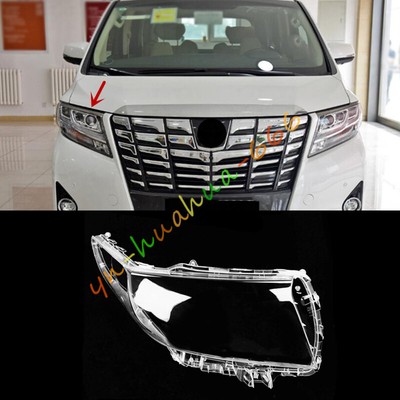 For Toyota Alphard 2015-2017 Right Side Headlight Lens Clear Cover + Glue
