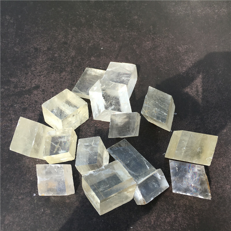 1pc Iceland Spar Optical Calcite Quartz Crystal Mineral Specimen 100g+
