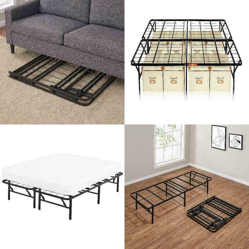 4 Platform Mattress No Box Spring Needed Foldable Queen King Twin Full