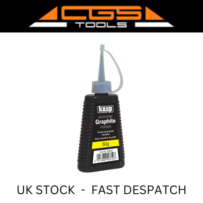 Kasp Dry Lock Lubricant Microfine Graphite Powder 50g 비드바이코리아 해외