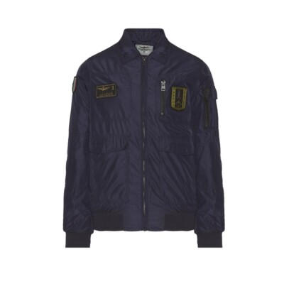 

Мужская куртка Aeronautica Militare AB2071 Jacket Pilot Navy Blue Pilot Indicator Tr