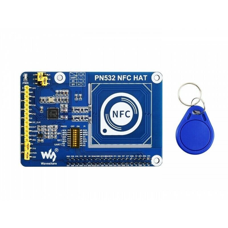 Pn532 Nfc Hat I2c Spi Uart 13.56mhz Near Field Communication Module