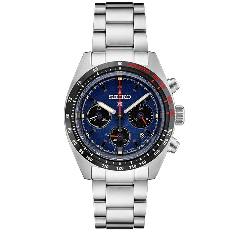 Pre-owned Seiko Prospex 39mm Blue Dial Stainless Steel Men's Watch Ssc815