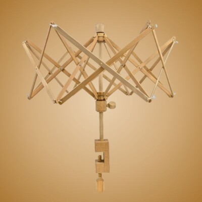 Stanwood Needlecraft:  Wooden (Birch) Swift Yarn Winder Umbrella - Medium 6 ft