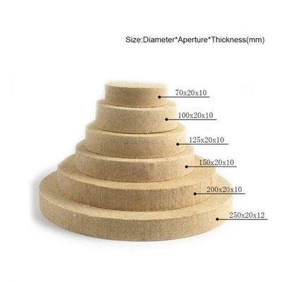 Polier Schleifscheiben Wolle Filz Polier- Schleif- Scheibe für Metall Aufputz