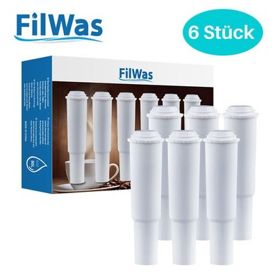 6 Pack Wasserfilter passend für Jura Impressa S/C/E/Z/F/J/X/XF/XS Kaffeeautomate