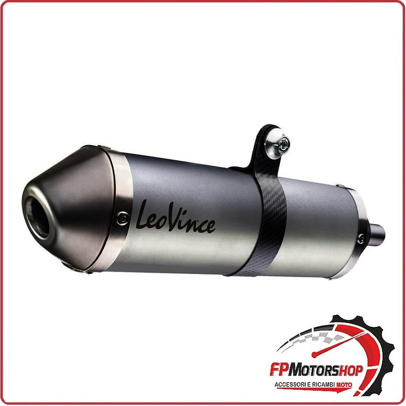 TERMINALE DI SCARICO INOX PER FANTIC XE/XM 50 21- LEOVINCE 17006 OMOLOGATO PESO