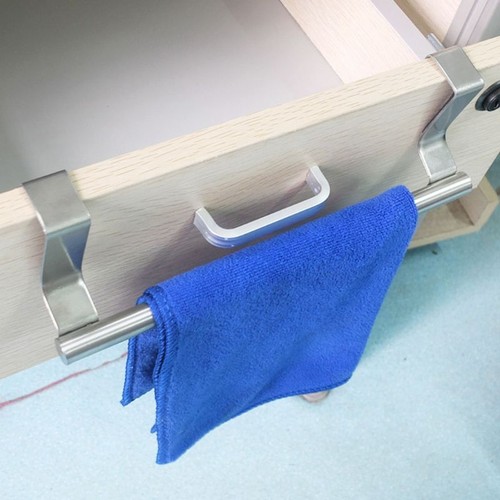 Rack Bar Hanging Holder Cabinet Shelf Rail Stainless Steel
