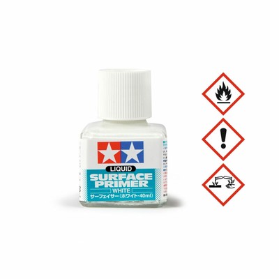 Tamiya 87096 Liquide Apprêt Blanc 40ml Modélisme Neuf °