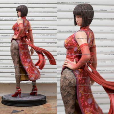 Anna Tekken 3D Printing Unpainted Figure Model GK Blank Kit New Hot Toy In Stock