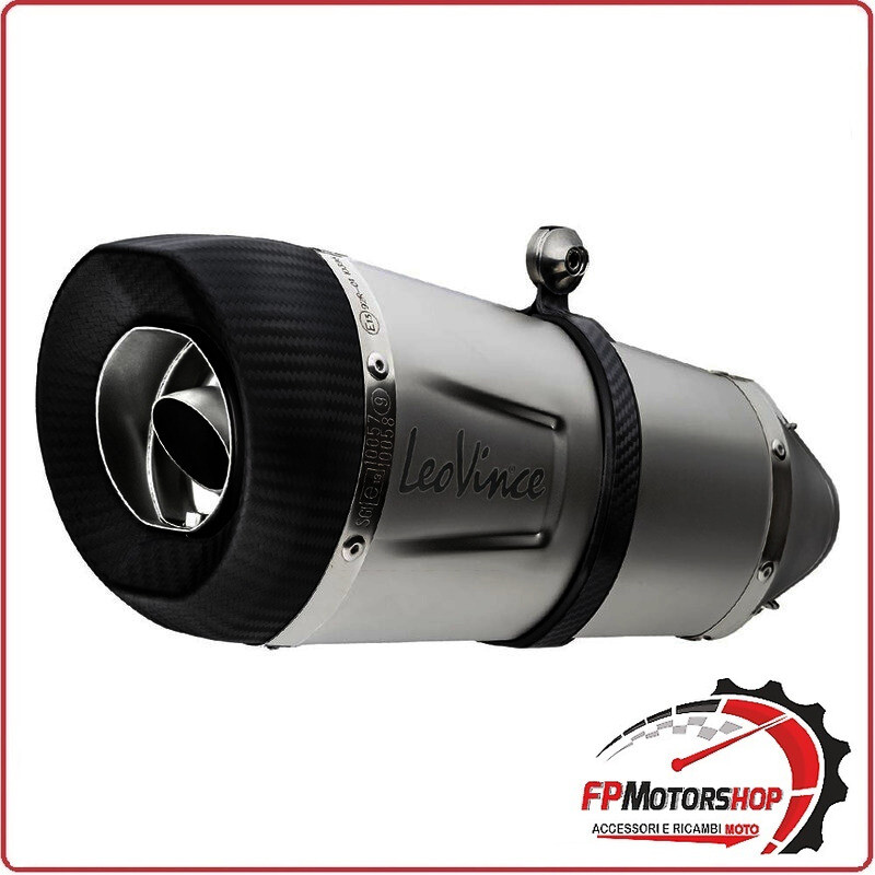 TERMINALE SCARICO COMPLETO INOX PER YAMAHA YZF-R6 06-21 LEOVINCE 8483SNU