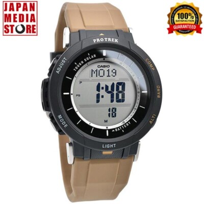 CASIO PRO TREK PRG-30-5JF Tough Solar Compass Barometer Thermometer Men Watch 