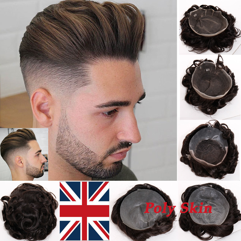 Full French Lace Toupee Men S Hairpiece Wig Hair Replacement