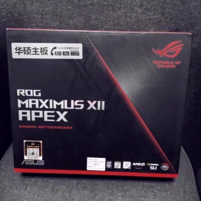 ASUS ROG MAXIMUS XII APEX Z490 Motherboard CPU SOCKET LGA1200 Intel DDR4 WiFi 6