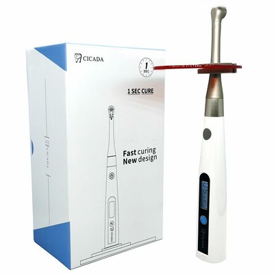 Dental Wireless Led Curing Light 1 Sec Quick Solidify 1400mw/cm2 Metal Head US