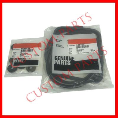 For Cummins Tappet Cover Gasket W/ Grommet Seals Fit 89-02 12V Dodge 5.9 3284623