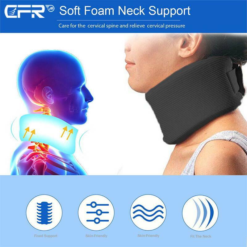 Adjustable Neck Brace Support Wrap Soft Foam  Cervical Collar Neck Pain Relief
