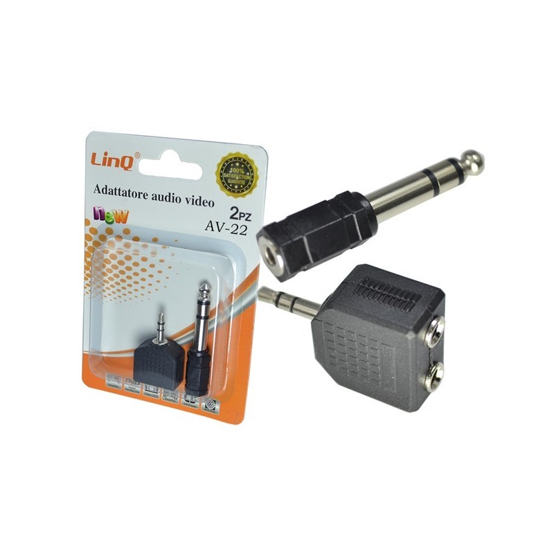 Set 2 Adattori Audio Video Linq Av-22