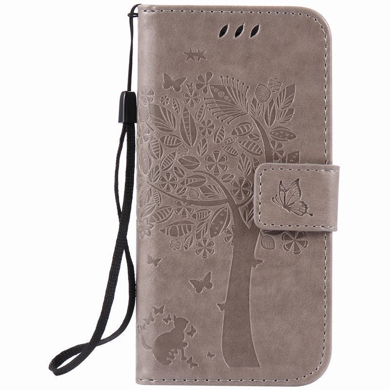 Matte Cell Phone Shockproof Wallet Cases