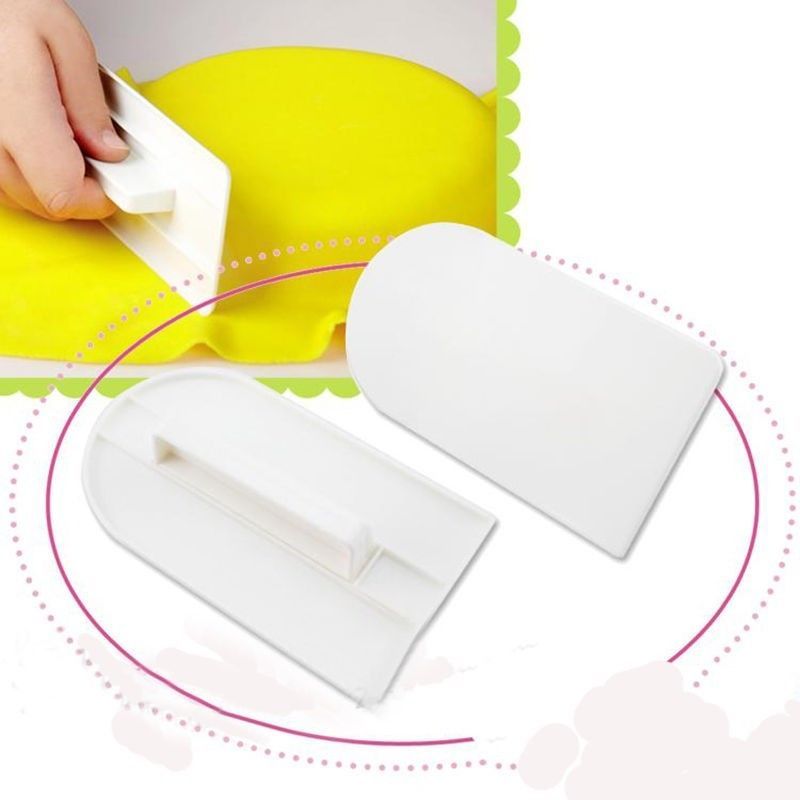 Spatola Liscia Plastica Cake Design Pasta Zucchero Dolci Decorazione Torte dfh