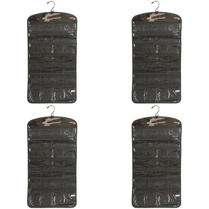 UPC 702142000091 product image for Ever Moda Green Camo Tri Fold Hanging Jewelry Organizer Bag Free Shipping | upcitemdb.com