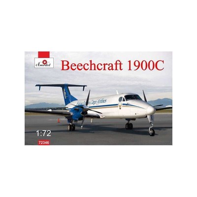Amodel 72346 Beech-1900C Falcon Aircraft Scale 1/72 Hobby Plastic Kit NEW
