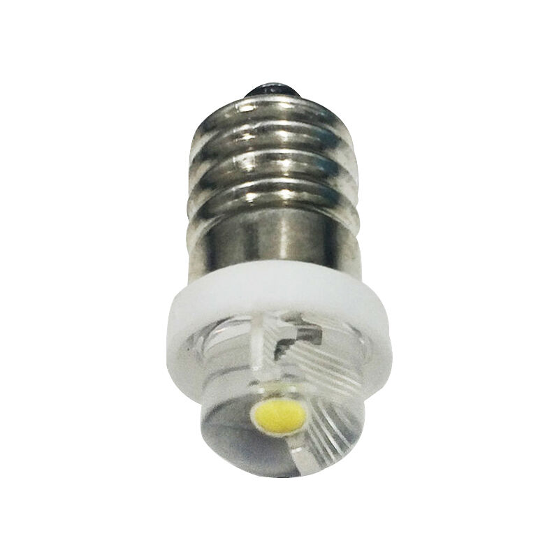 как выглядит 3X E10 LED Flashlight Bulb 3V 4.5V 6V DC LED Upgrade Bulb Replacement for Torch фото