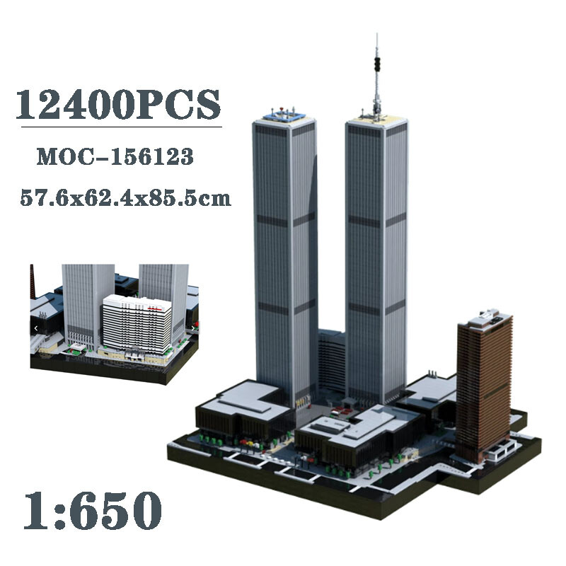 MOC-156123 World Trade Center Model 1:650 Building Blocks Set