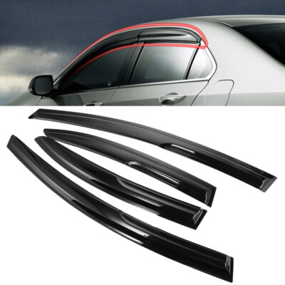 4 Protector de lluvia para visera de ventana Para 2006-2011 Honda Civic sedán