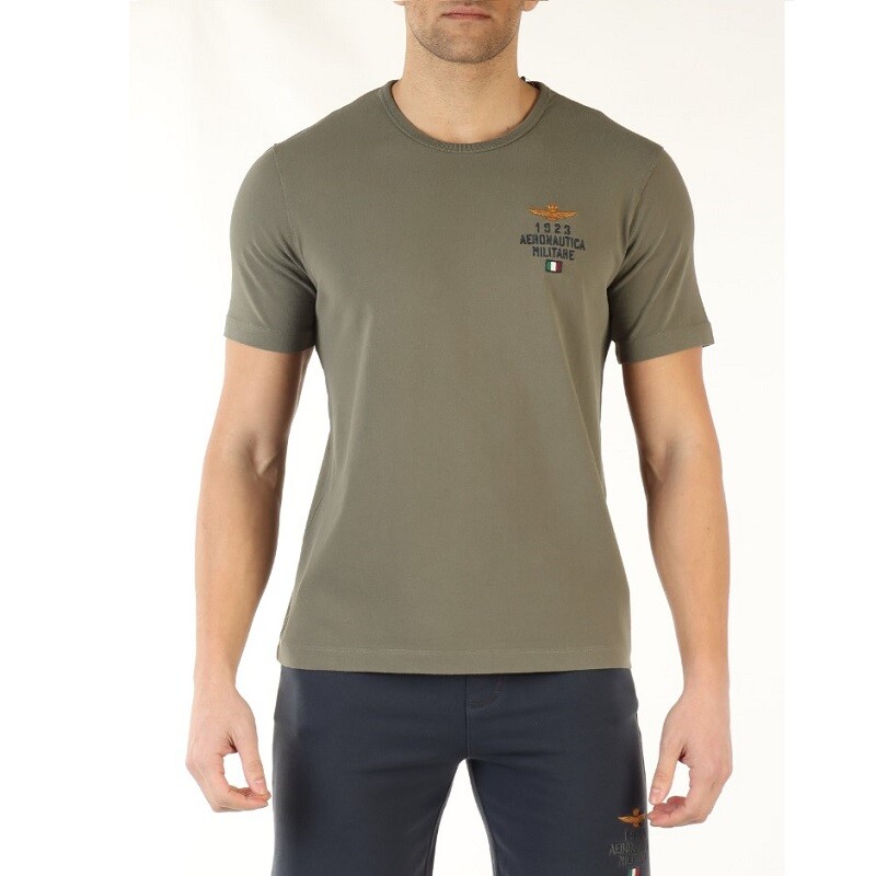 

Мужская футболка Aeronautica Militare TS2053 Зеленая Пилот, Зеленый