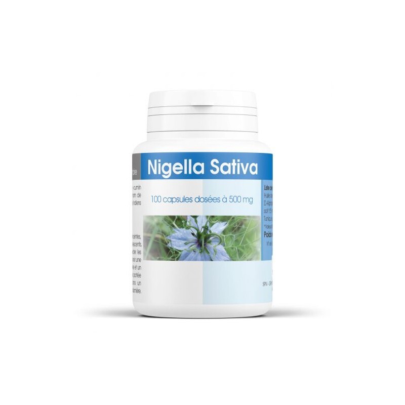 Nigelle 100 Capsules Huileuses DosÃ©Es Ã  500mg