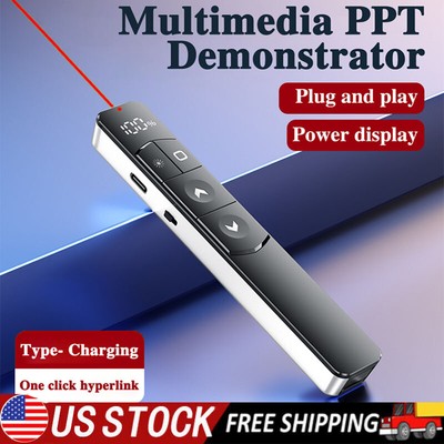 Power point Presentation Remote Wireless USB PPT Presenter Laser Pointer Clicker