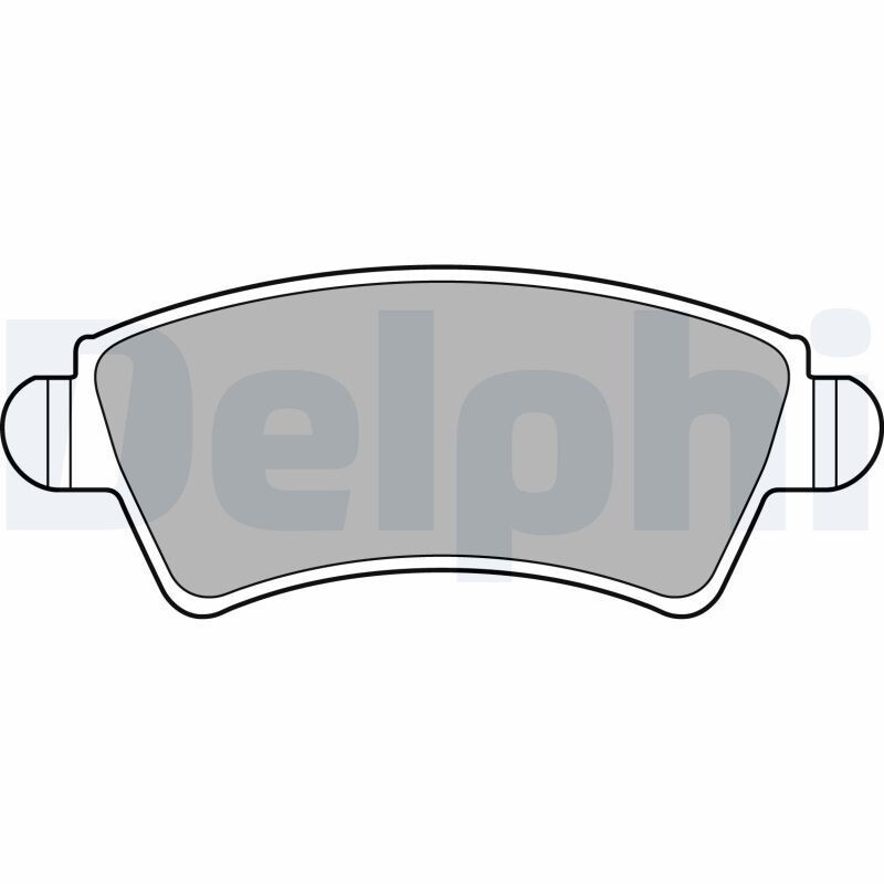 Delphi Lp1846 Plaquettes De Freins Avant Convient Pour Peugeot 206 Cc (2d)