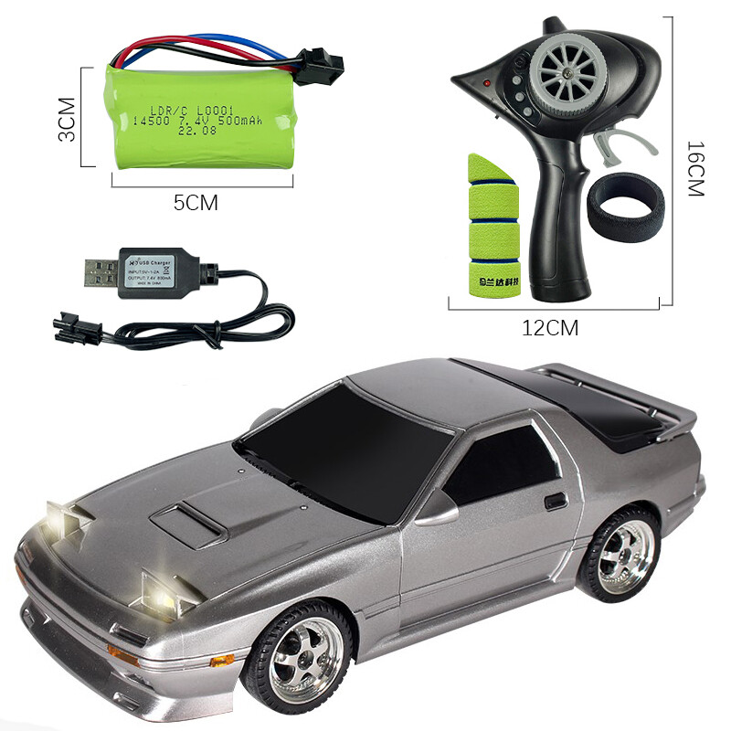 1/18 Model Flip Lights Rc Car Toys With Gyroscope