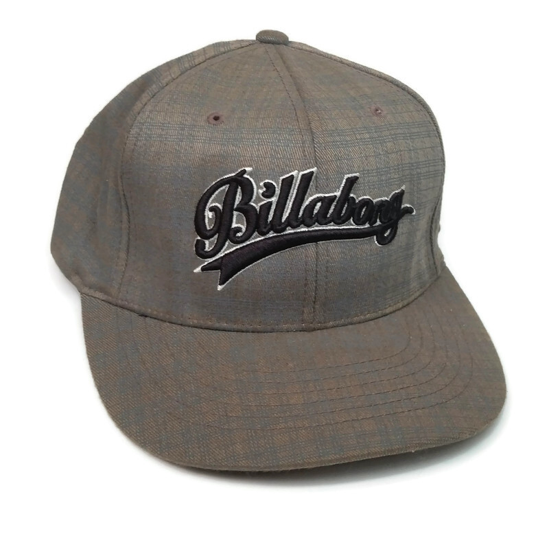 billabong-hat-cap-flexfit-gray-embroidered-adult-mens-one-size-spell-out