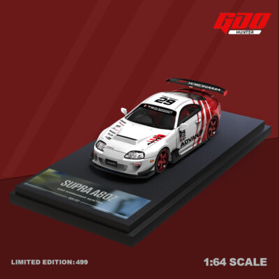 Time Micro X GDO 1:64 Supra A80Z Trd Advan limited499 Diecast Model Car
