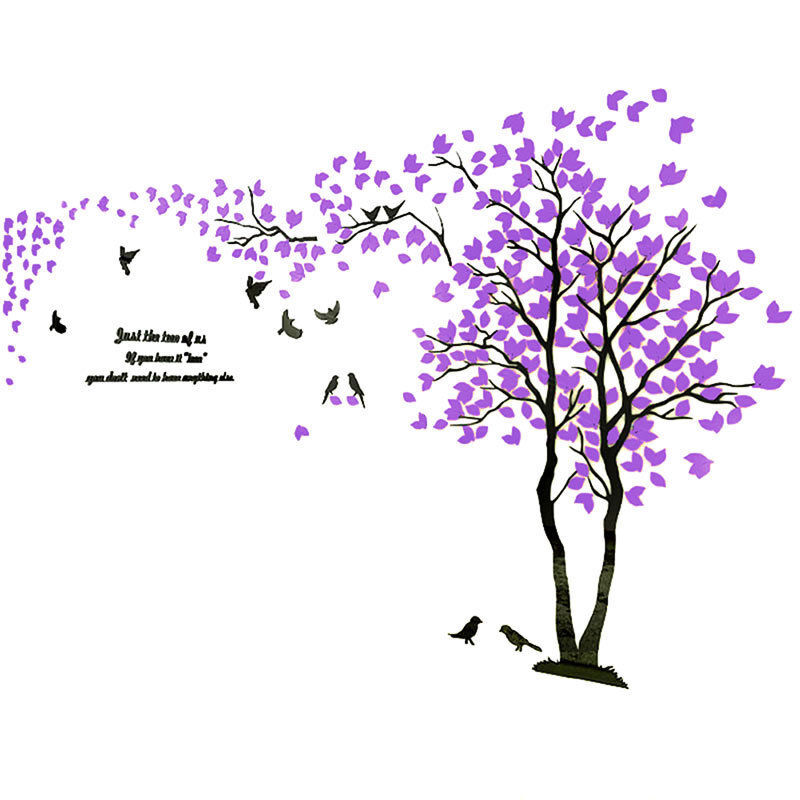 3D Flower Tree Wall Sticker Home Room DIY Art Decor Removable Decals Vinyl Mural