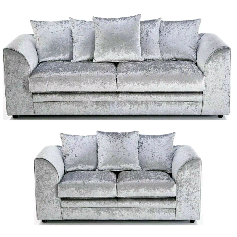 Crushed Velvet Sofa 3+2 Sofa or corner suite | in Havant, Hampshire