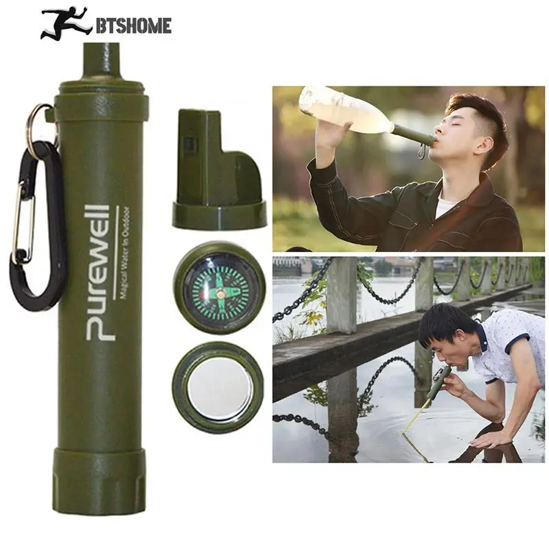 S Outdoor Survival Filter Camping Hiking Emergency