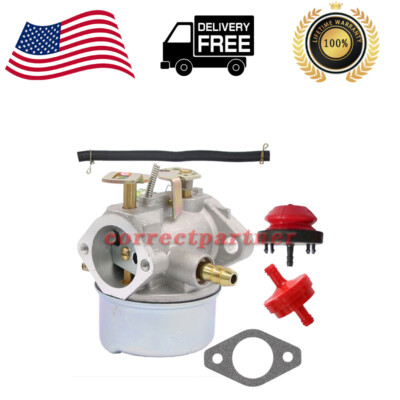 Adjustable Carburetor For Tecumseh 8HP-10HP Snowblower 640349 640052 640054 F3T5