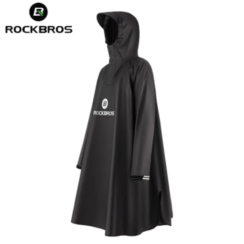 ROCKBROS Bike Raincoat Cycling Hiking Outdoor Poncho Motorcycle Waterproof Cloak