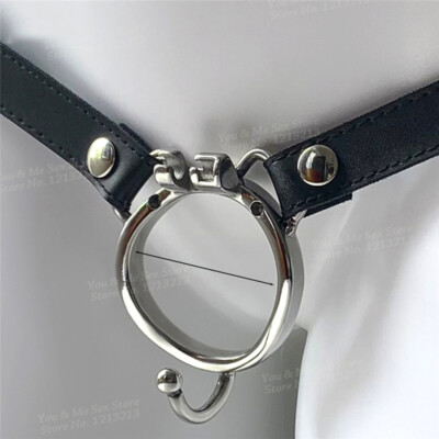 Stainless Steel Inverted Plugged Small Short Men Chastity Device Metal Cage Lock