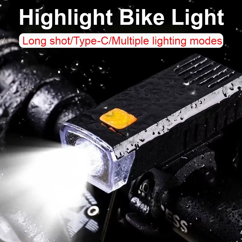Bike LED Light Highlight Bike Front Lamp USB Recharge MTB Headlighty Waterproof